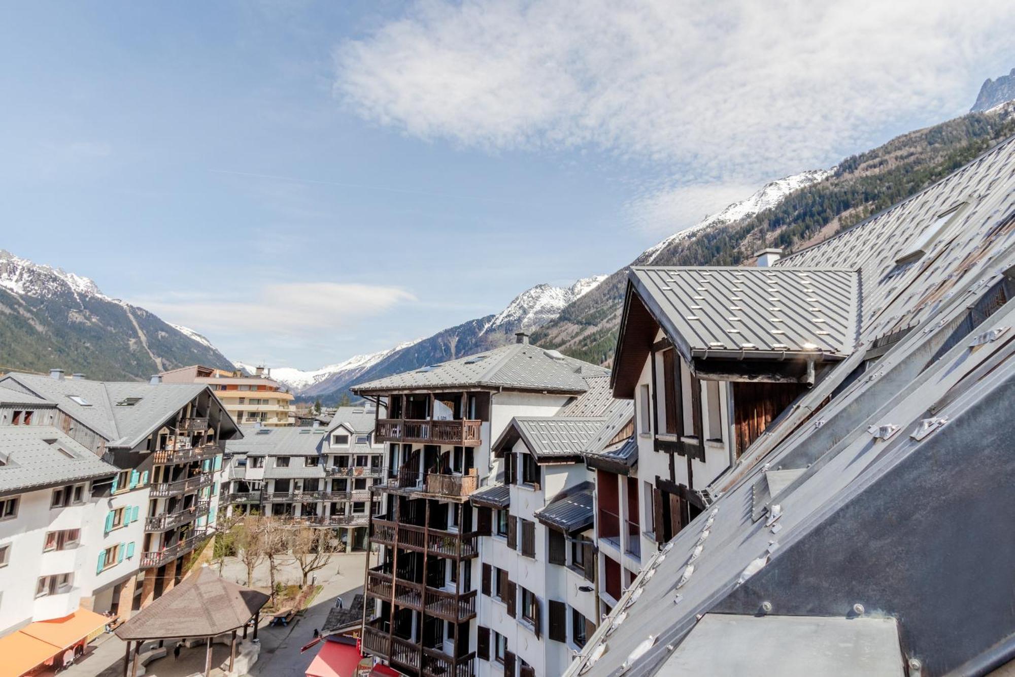 Апартаменты Triplex Aiguille Du Midi Шамони Экстерьер фото